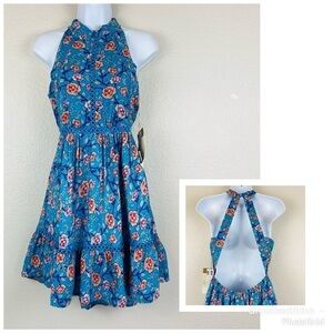 Sunday Mi Amor Backless Floral Summer Dress Size S